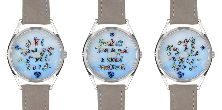 Series of Blueberry Late! watches at different times