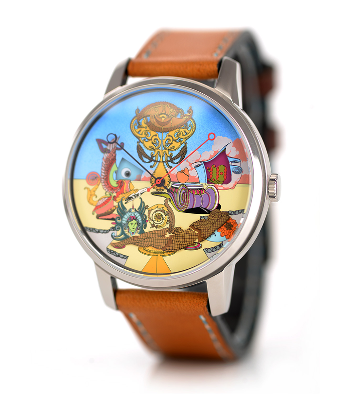 The Indefatigable Sphinx watch side view