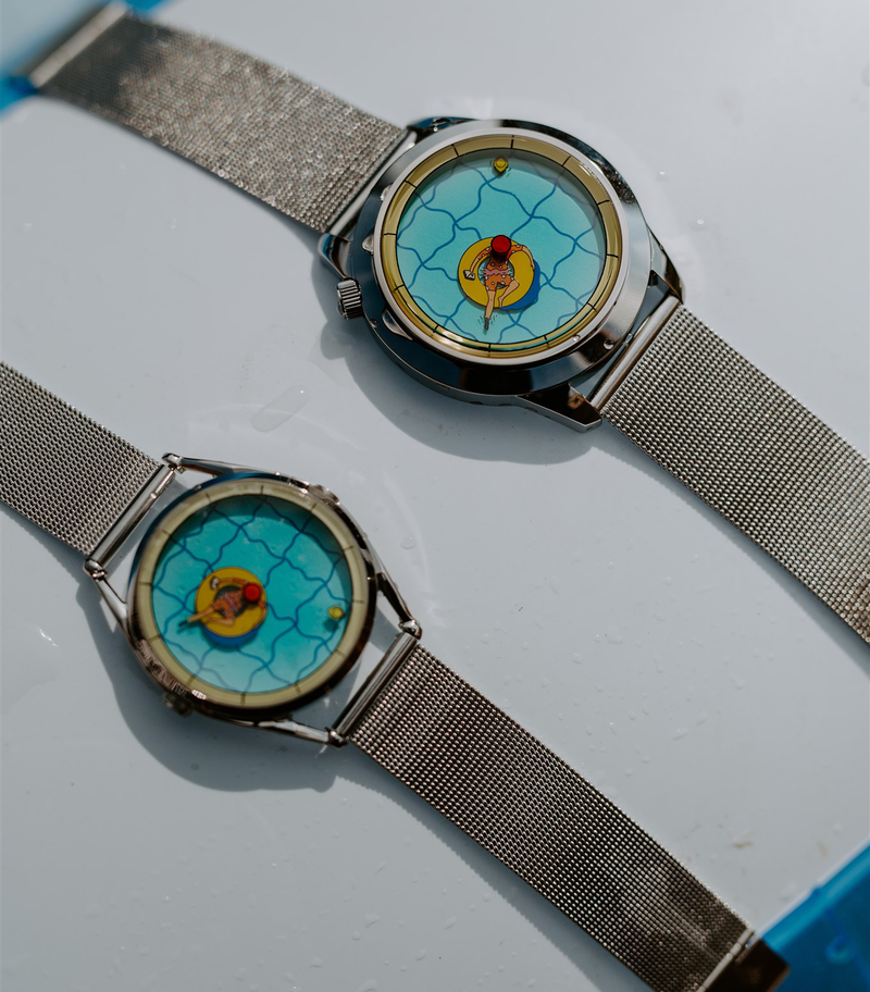 Unisex and XL versions of the A perfectly useless afternoon watch