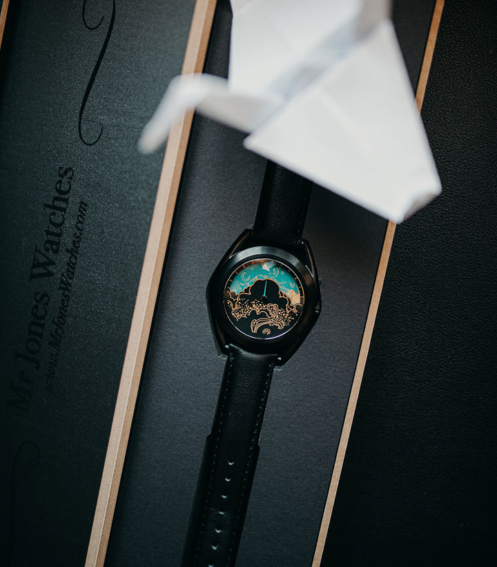 Paper crane watch  in box