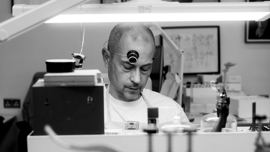 Crispin Jones in the MJW workshop