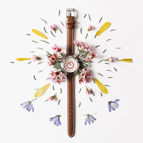 Ted Baker Kate Silver Flowers Dial Rose Gold Steel India | Ubuy