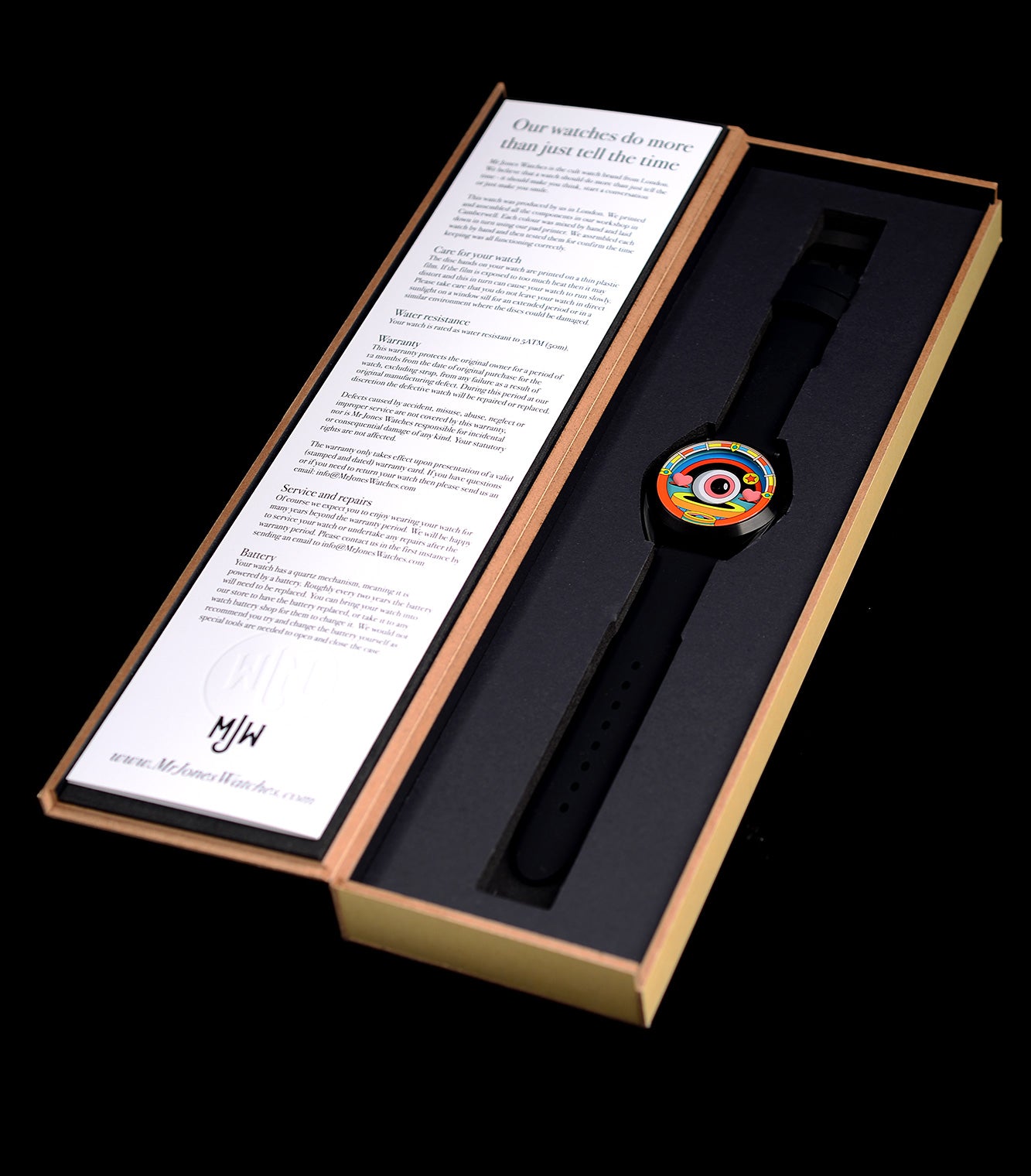 Eyecon | Limited edition watch | David Oku X Mr Jones Watches