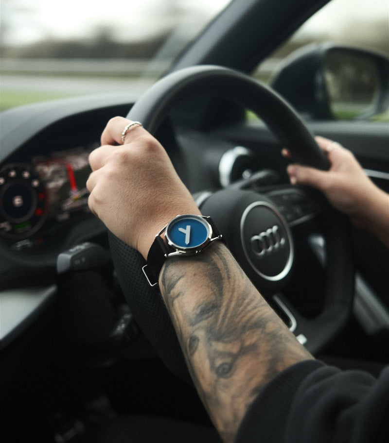 M1 watch worn while driving