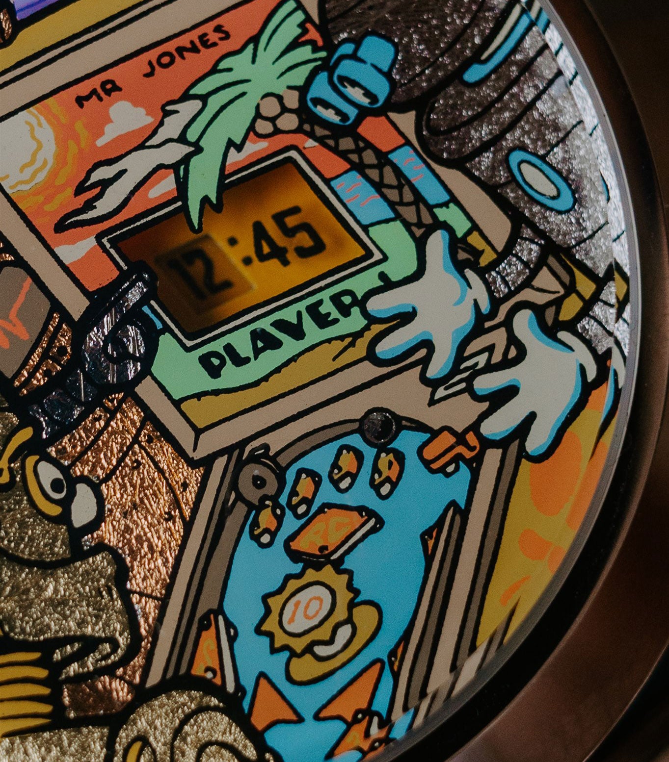 Ricochet XL | 45mm | Pinball inspired watch | Ryan Claytor X Mr Jones ...