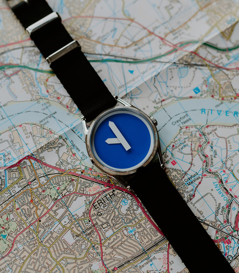 M1 watch on a map