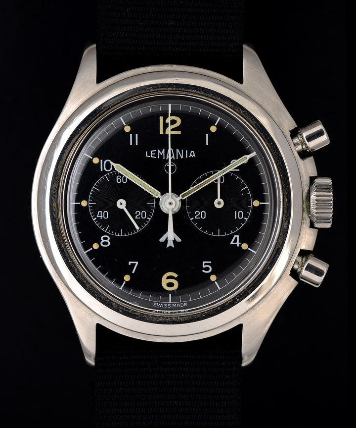 Lemania two button military issue Chronograph (1975)