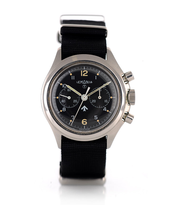 Lemania two button military issue Chronograph (1975)