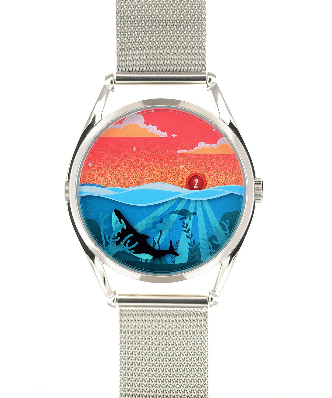 Mare Adesso watch silver flat