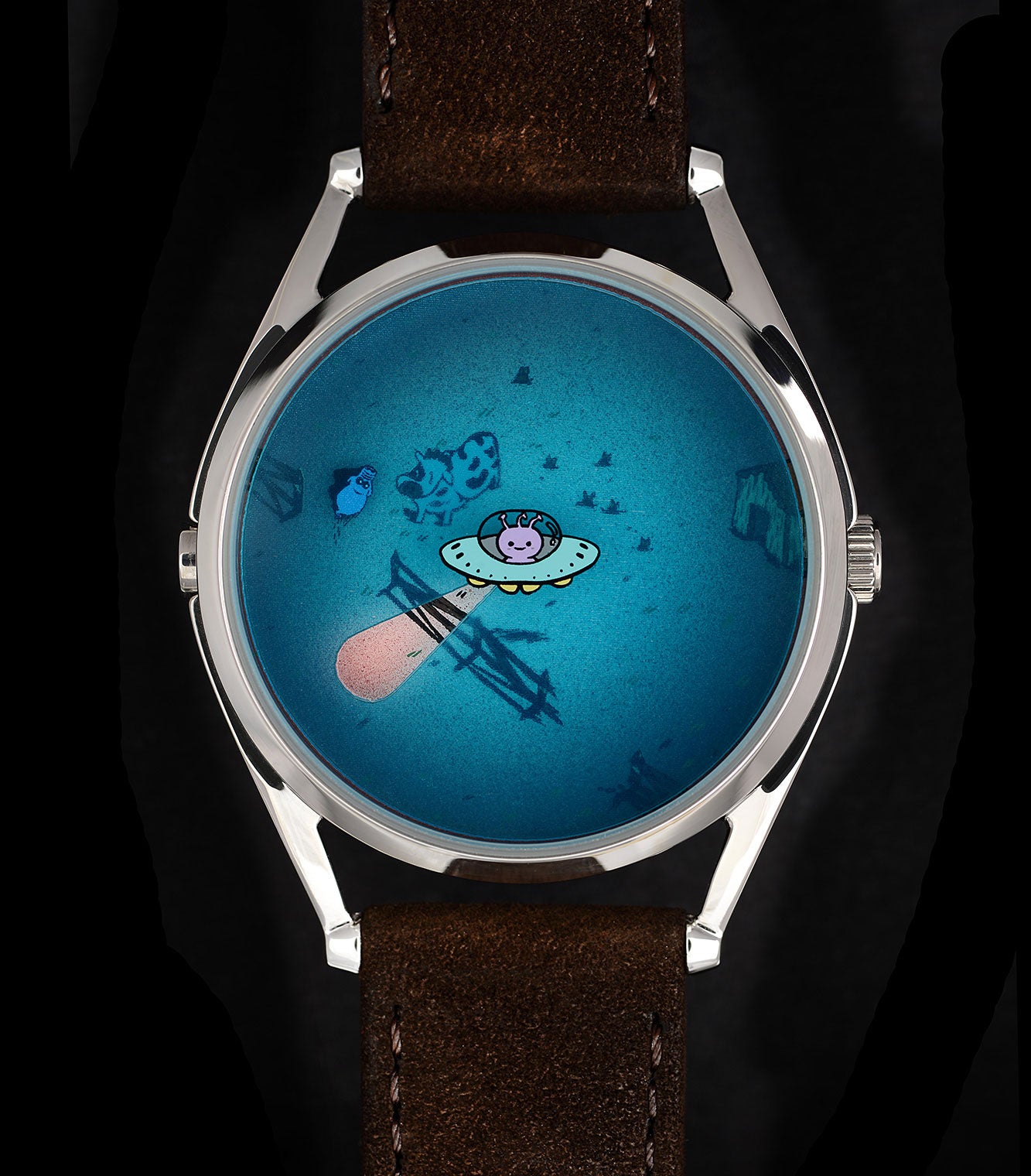 Beam me up! | Xavier Broche X Mr Jones Watches | UFO watch design