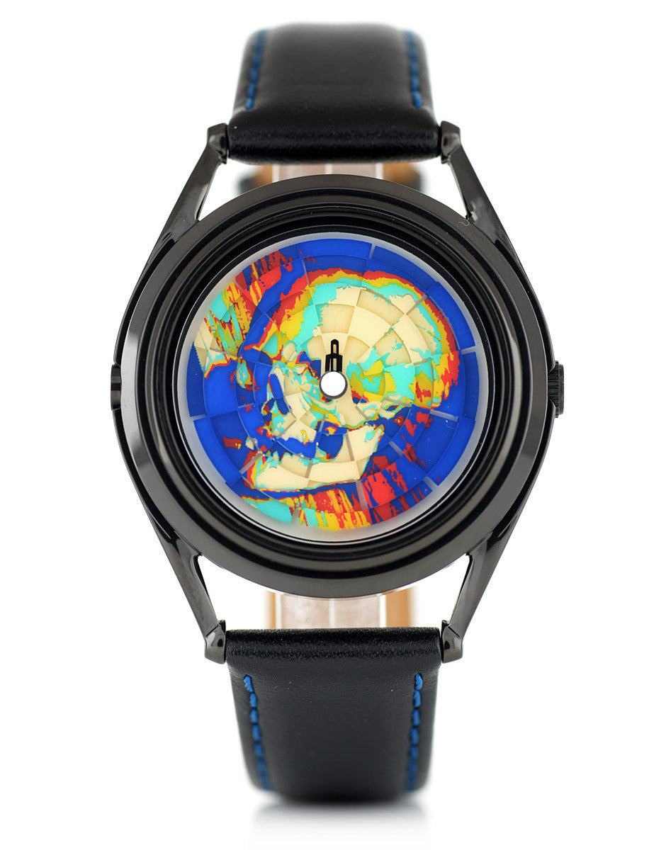 Ambassador unisex colourful skull watch by Mr Jones Watches
