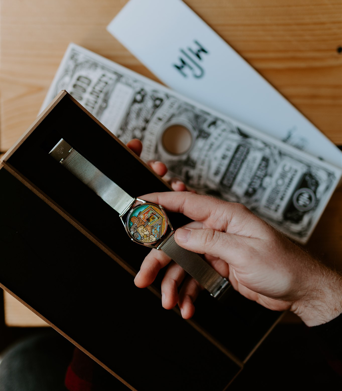 Pinball Watch Ricochet | Pinball inspired watch | Ryan Claytor X Mr Jones Watches