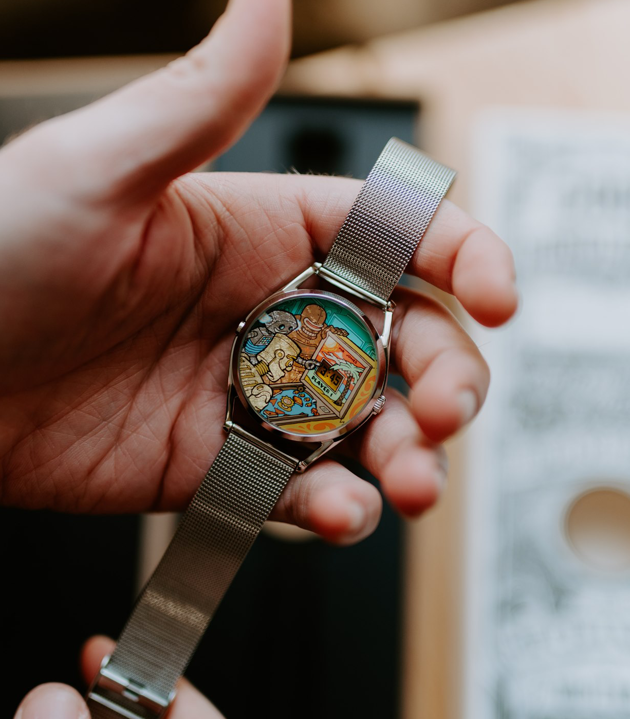 Pinball Watch Ricochet | Pinball inspired watch | Ryan Claytor X Mr Jones Watches