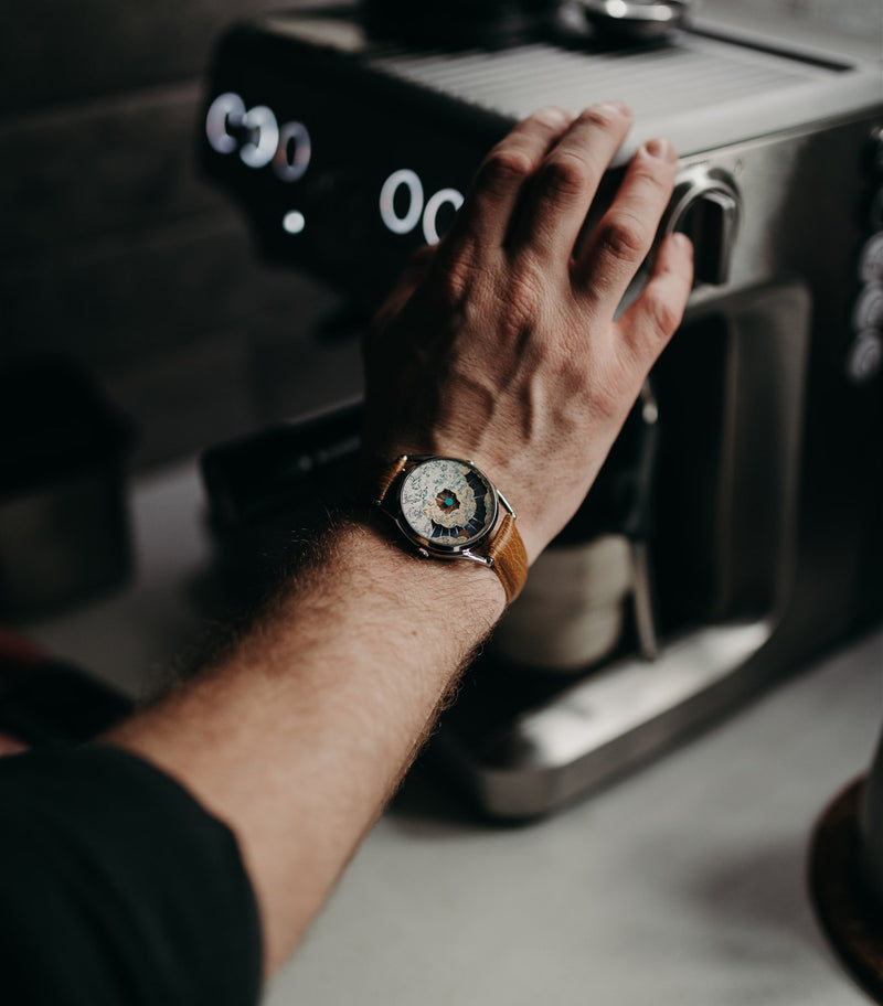 Nuage watch and coffee machine