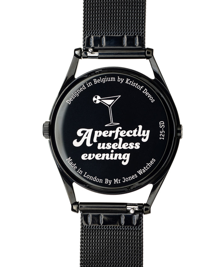 A perfectly useless evening watch caseback