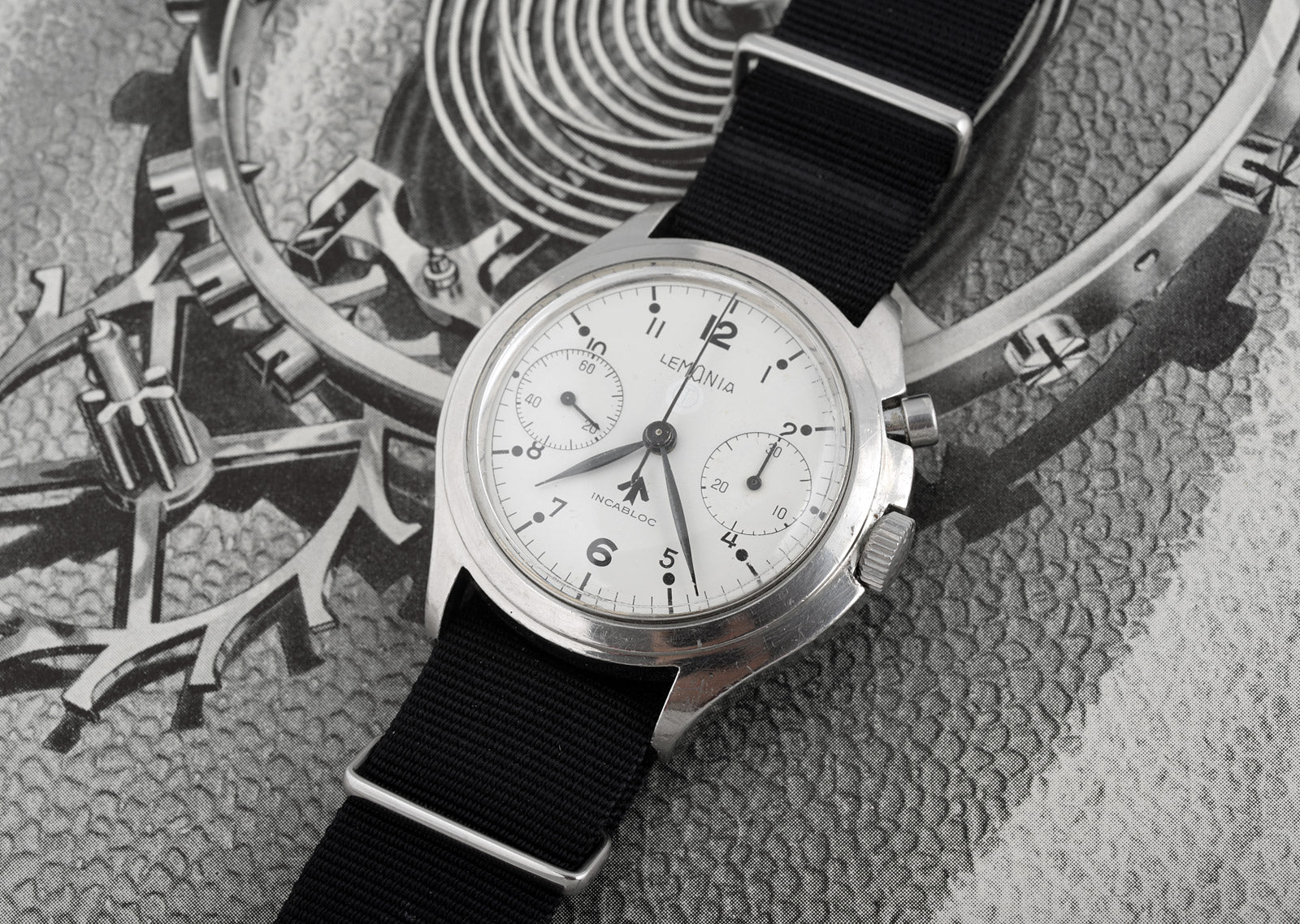 Lemania royal navy chronograph hotsell