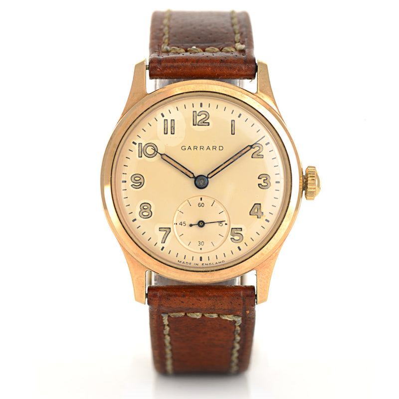 Garrard 9K 375 solid gold vintage watch with original box #garrard  #goldwatch #vintagewatch - YouTube