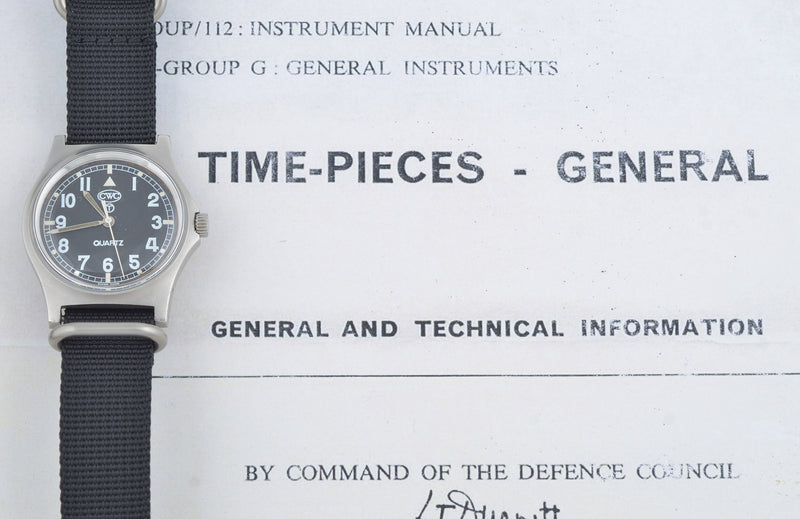 CWC G10 vintage watch serviced by Mr Jones Watches