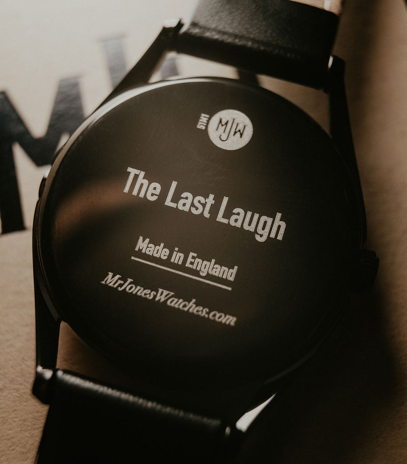 The Last Laugh watch caseback