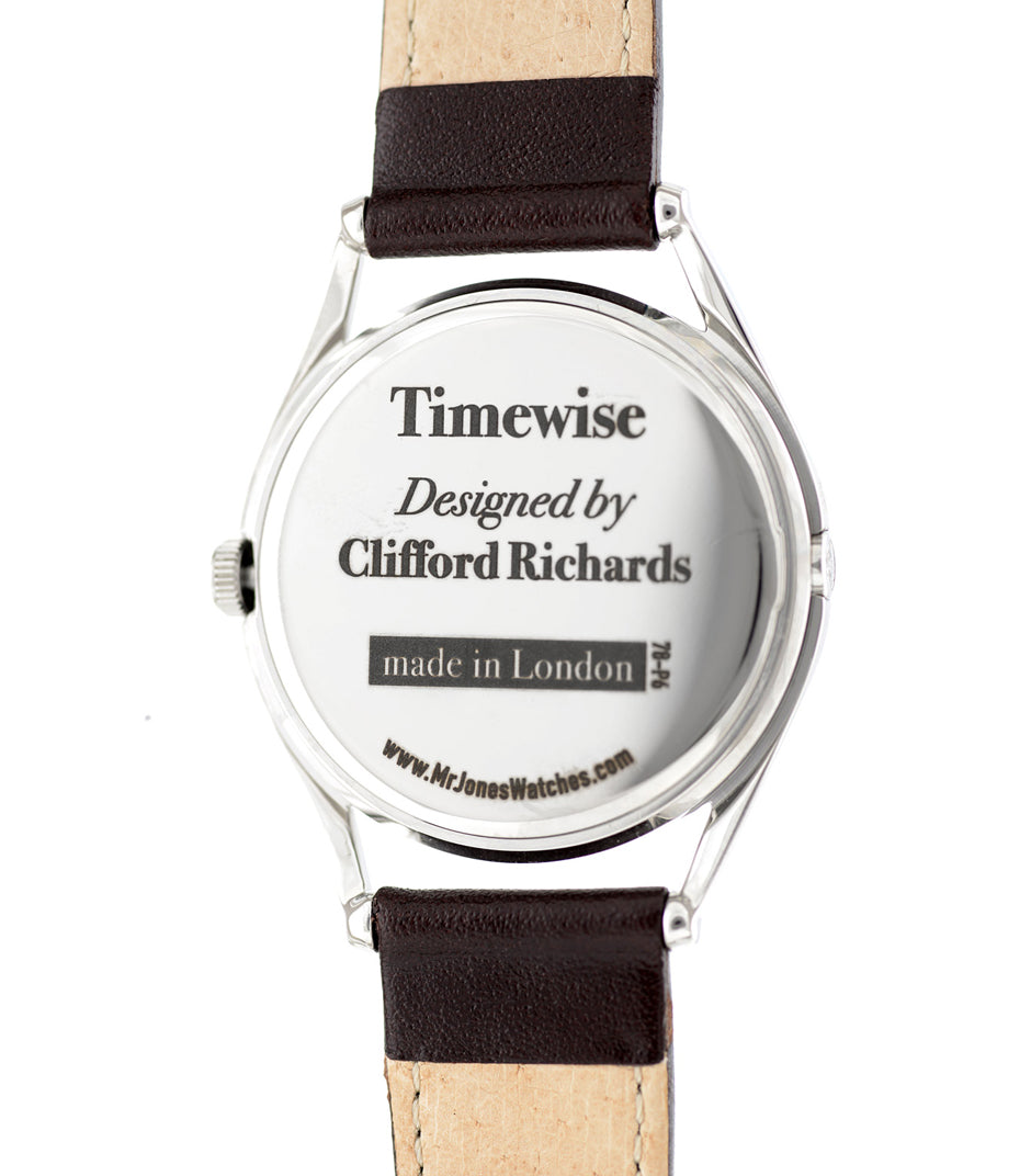 Timewise watch caseback